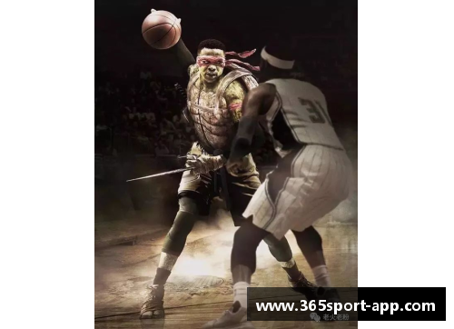 NBA球星的动漫形象：激情篮球之路